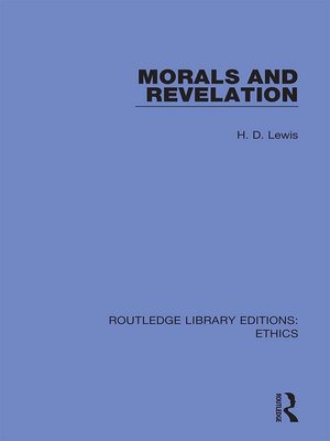 cover image of Morals and Revelation